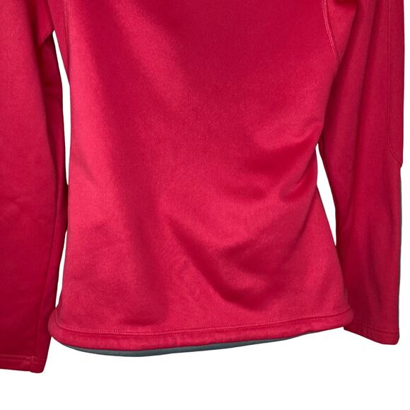 Adidas Formotion Climawarm Response Small 1/4 Zip Women’s Pink Fleece Pullover - Picture 12 of 16